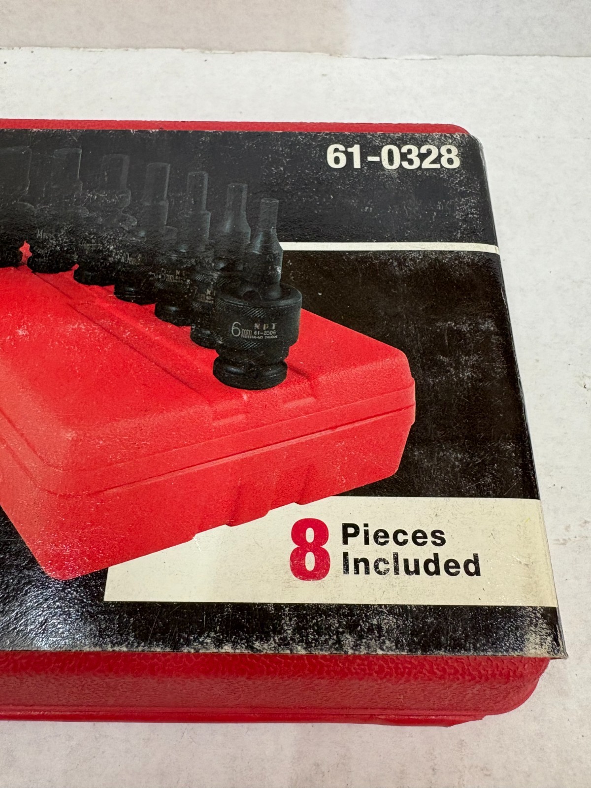 NAPA 8-Piece NPT 610328 Swivel 1/2″ Drive Impact Metric Hex Bit Set 6mm – 19mm ^