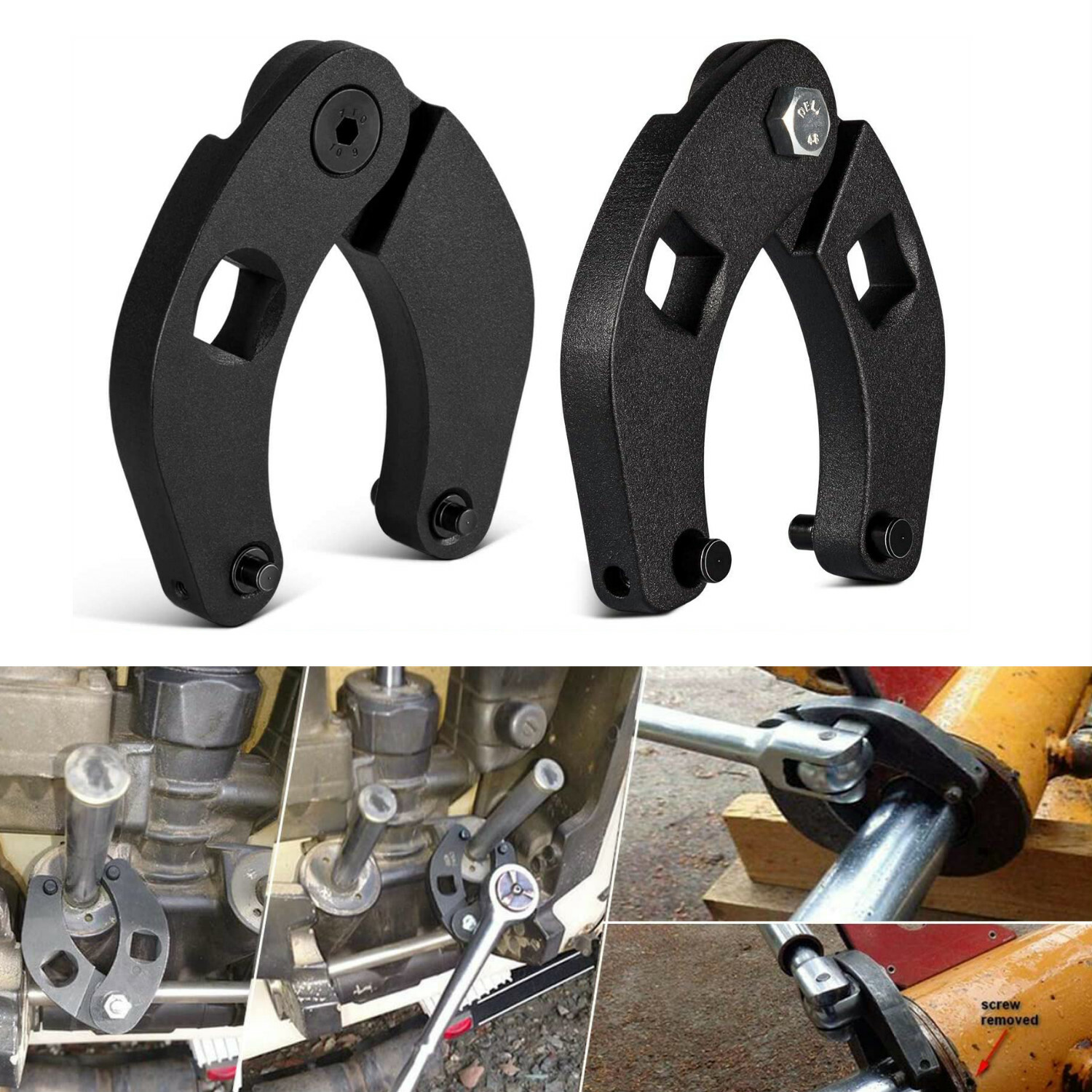 1266 & 7463 Adjustable Gland Nut Wrench Set for Hydraulic Cylinders Universal