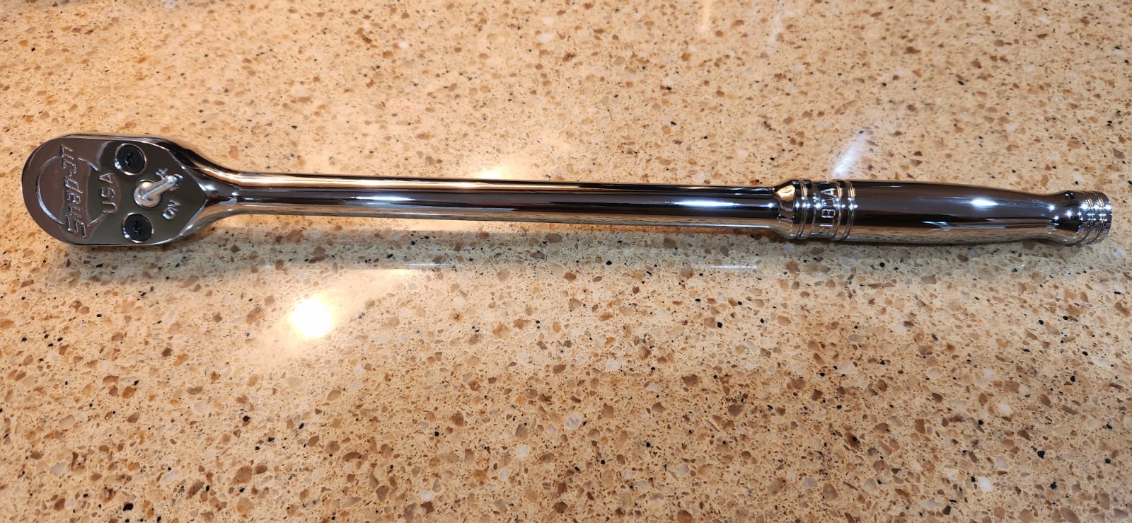 Brand New Snap-on 1/2″ Drive Chrome Ratchet SL80A Dual 80 Tech 15″ Long