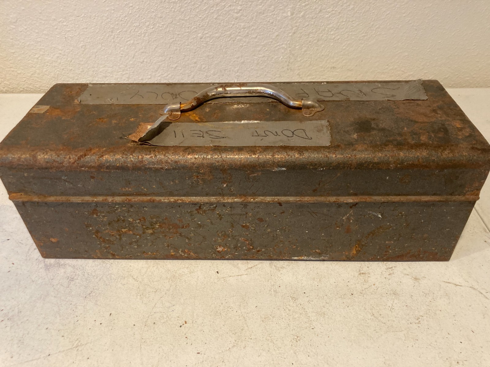 Vintage Tool Lot w/ Master Mechanic Metal Toolbox Wrenches Files
