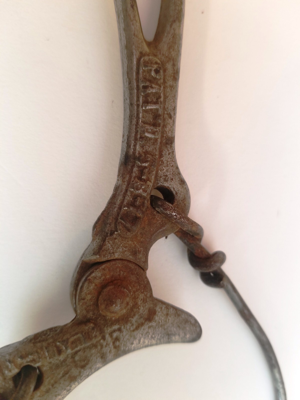 Vintage Primitive Oil Filter Wrench Lancaster PA Best S Co Garage Shop Good Cond
