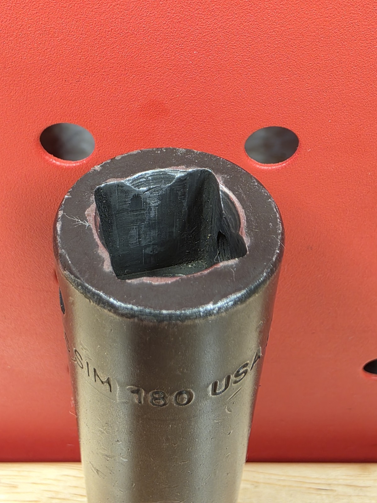 Snap-on Tools SIM180 9/16″ Flank Drive 1/2″ Drive 6-Point Deep Impact Socket