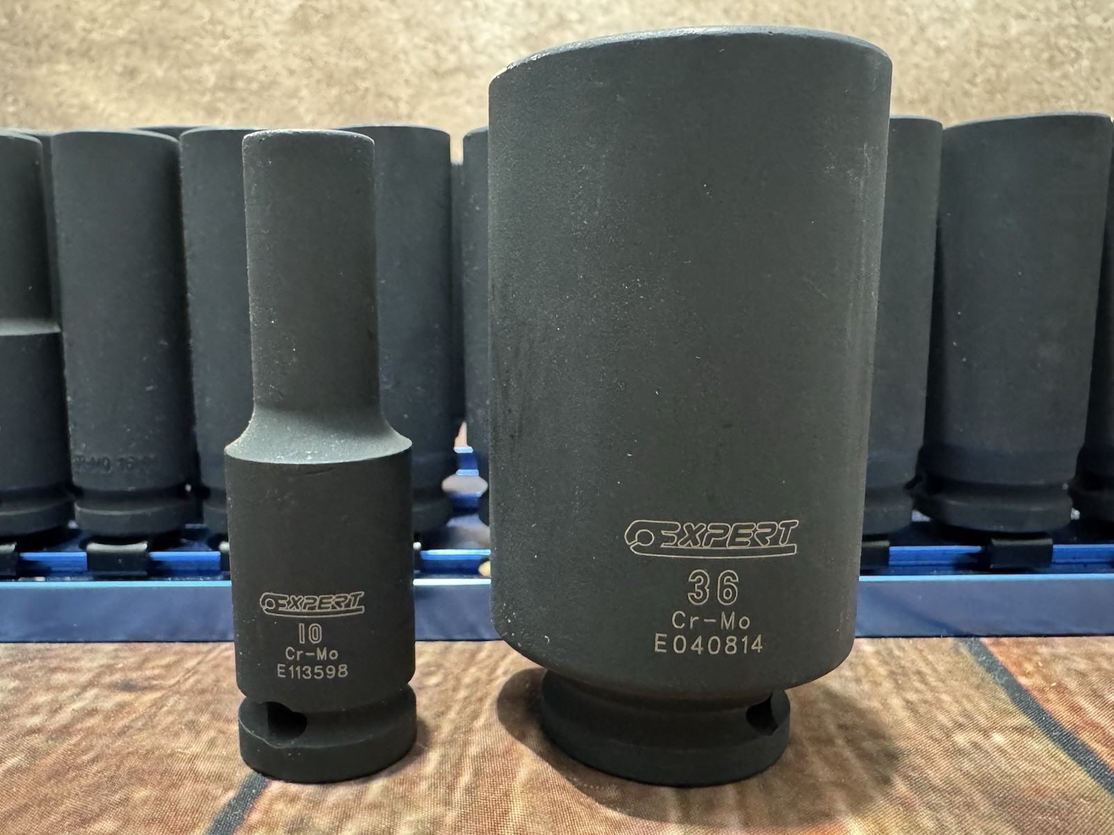 MAC Expert Tools E041639 26pc. Metric 1/2in. Drive Deep Impact Socket Set