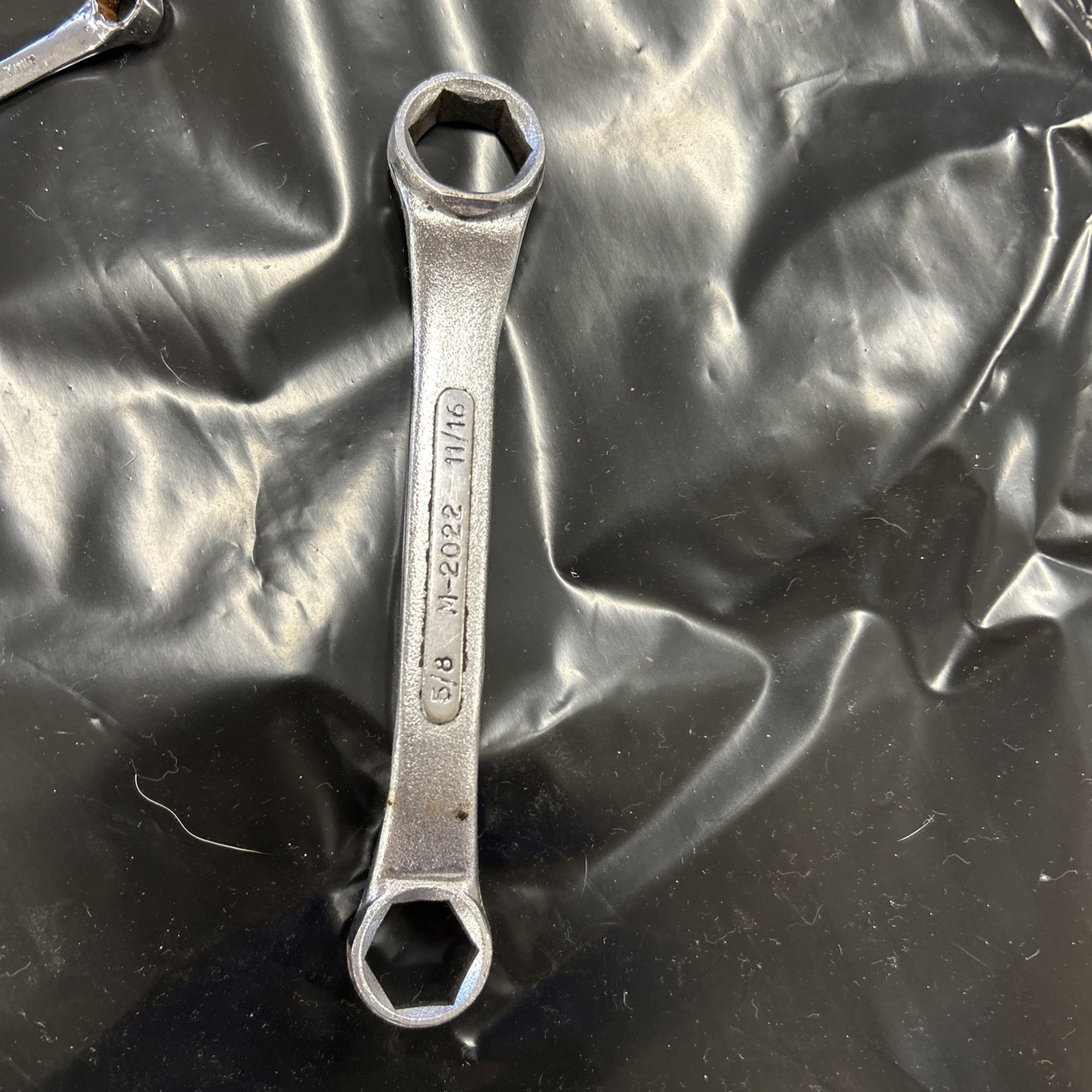 S-K Tools Short Box End Wrench SuperKrome Made in USA 5/8 11/16 M-2022
