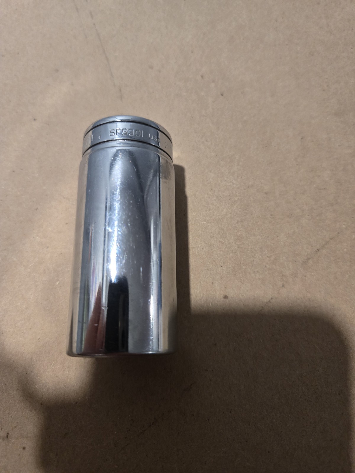Snap On 3/8″ Drive 15/16″ 6PT SAE Deep Chrome Socket USA SFS301