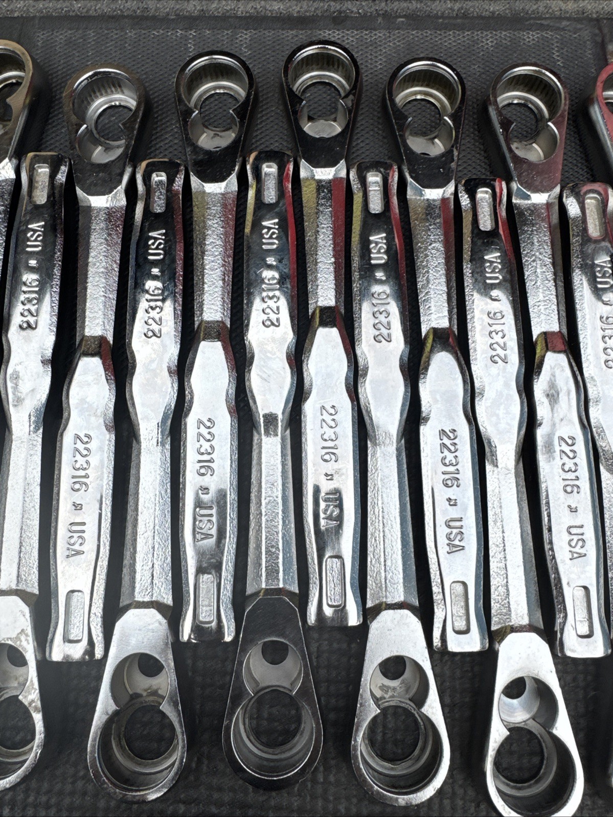 (25)pcs Kobalt Tools USA 3/8” & 1/4” Ratchet Forgings Bodies Only No Guts 22316