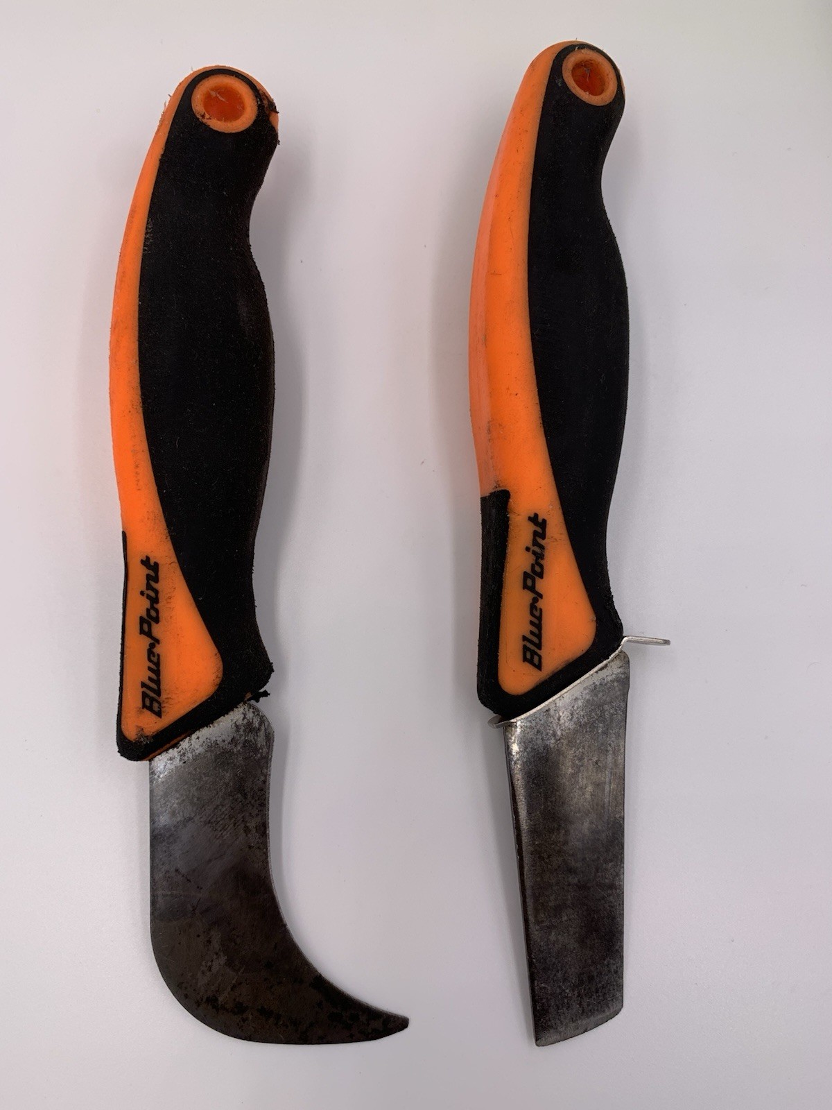 Blue Point / Snap On Tools -ORANGE- 2pc Automotive/Industrial Knife Set