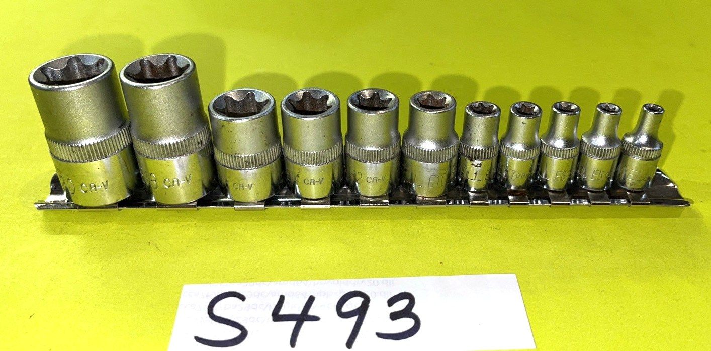 CORNWELL TOOLS 11 PIECE MULTI DRIVE INSIDE TORX SOCKET DRIVER SET E4 – E20