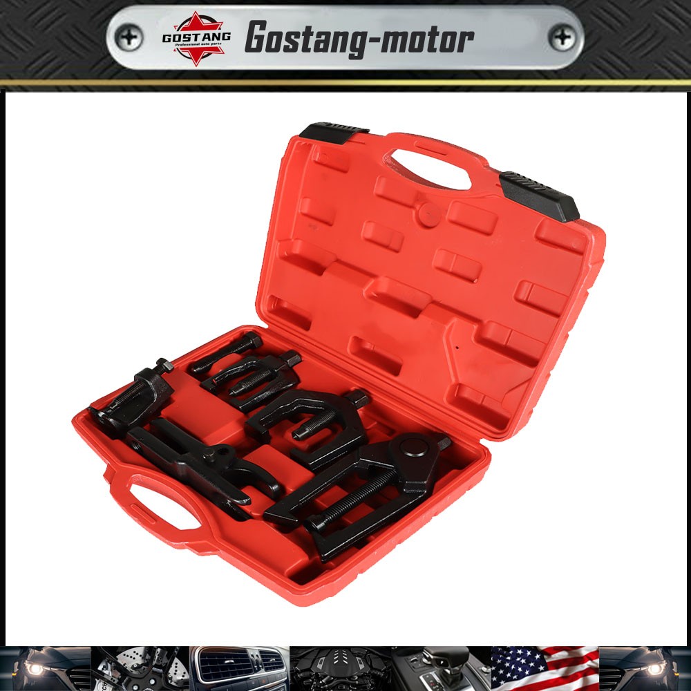 Universal 5-In-1 Pitman Arm Puller Tie Rod End Remover Ball Joint Separator Kit