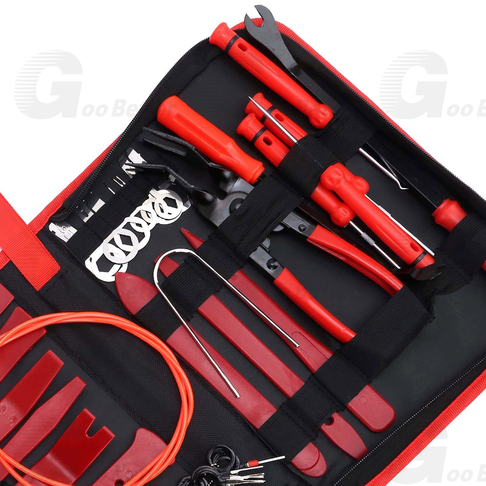 43Pcs Trim Removal Pry Tool Kits for Car Radio Panel Door Dash Clip Fasteners US