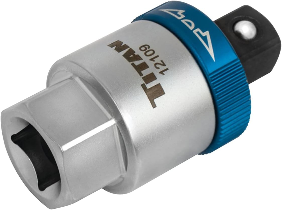 Titan 12109 1/2″ Drive Ratcheting Adapter for Breaker Bar or T-Handle