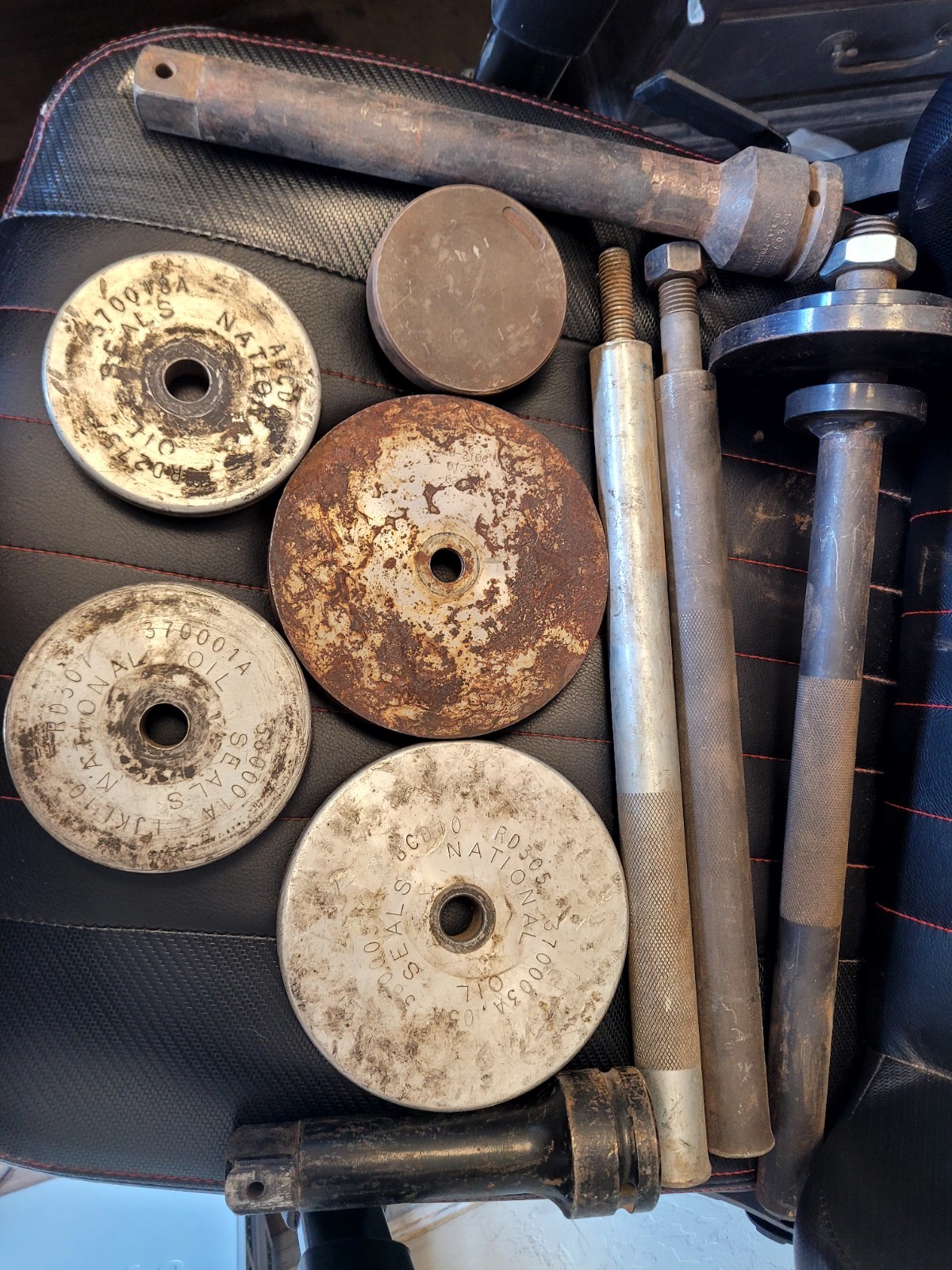 CR Seal Driver Plate Wheel Hub Seal Install Tool Set As Pictured CR450237 STANL.