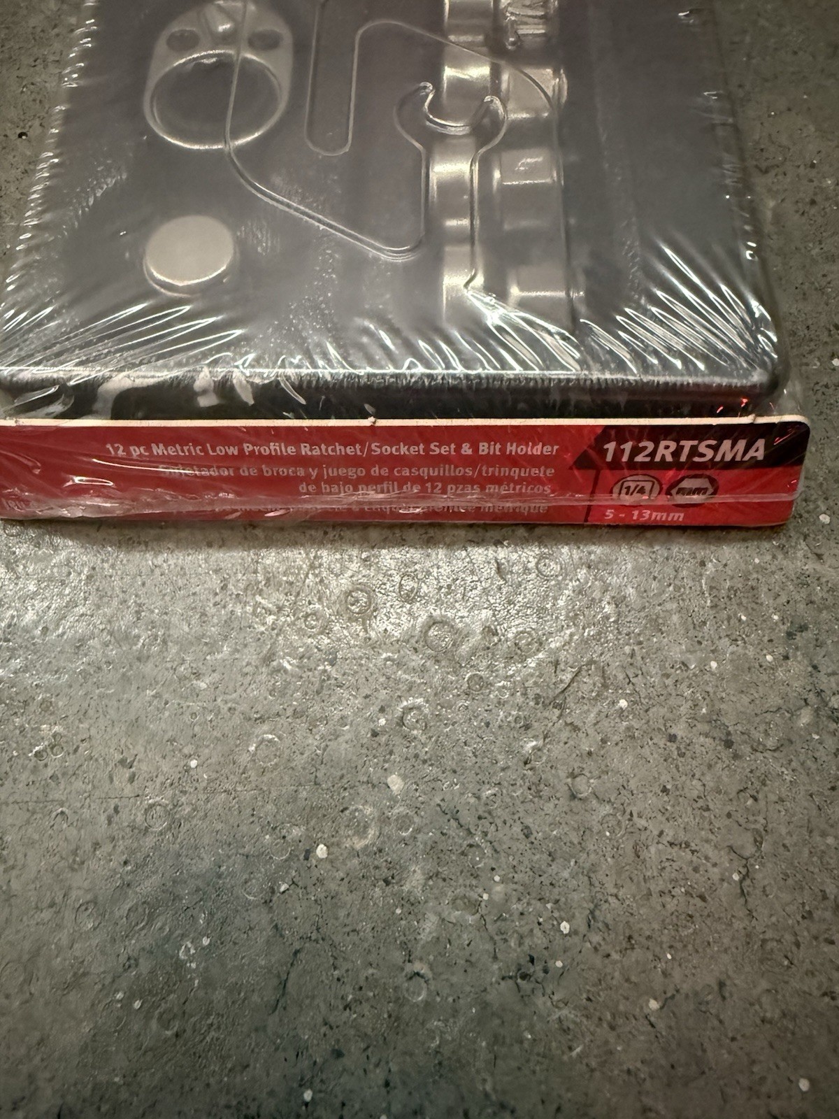 Snap-On 12pc 1/4″ Drive 6pt Metric Flank Drive Low Profile Ratchet/Socket Set