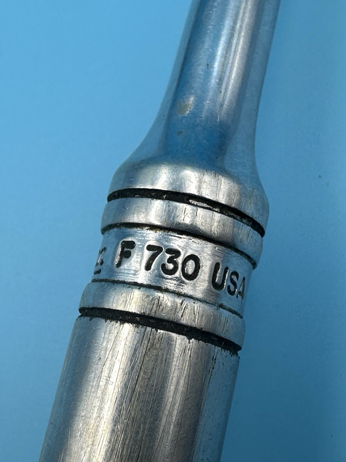 Snap On Tools F730 3/8″ Drive Chrome 7.5″ Ratchet + Tree MADE IN USA 🇺🇸 #5