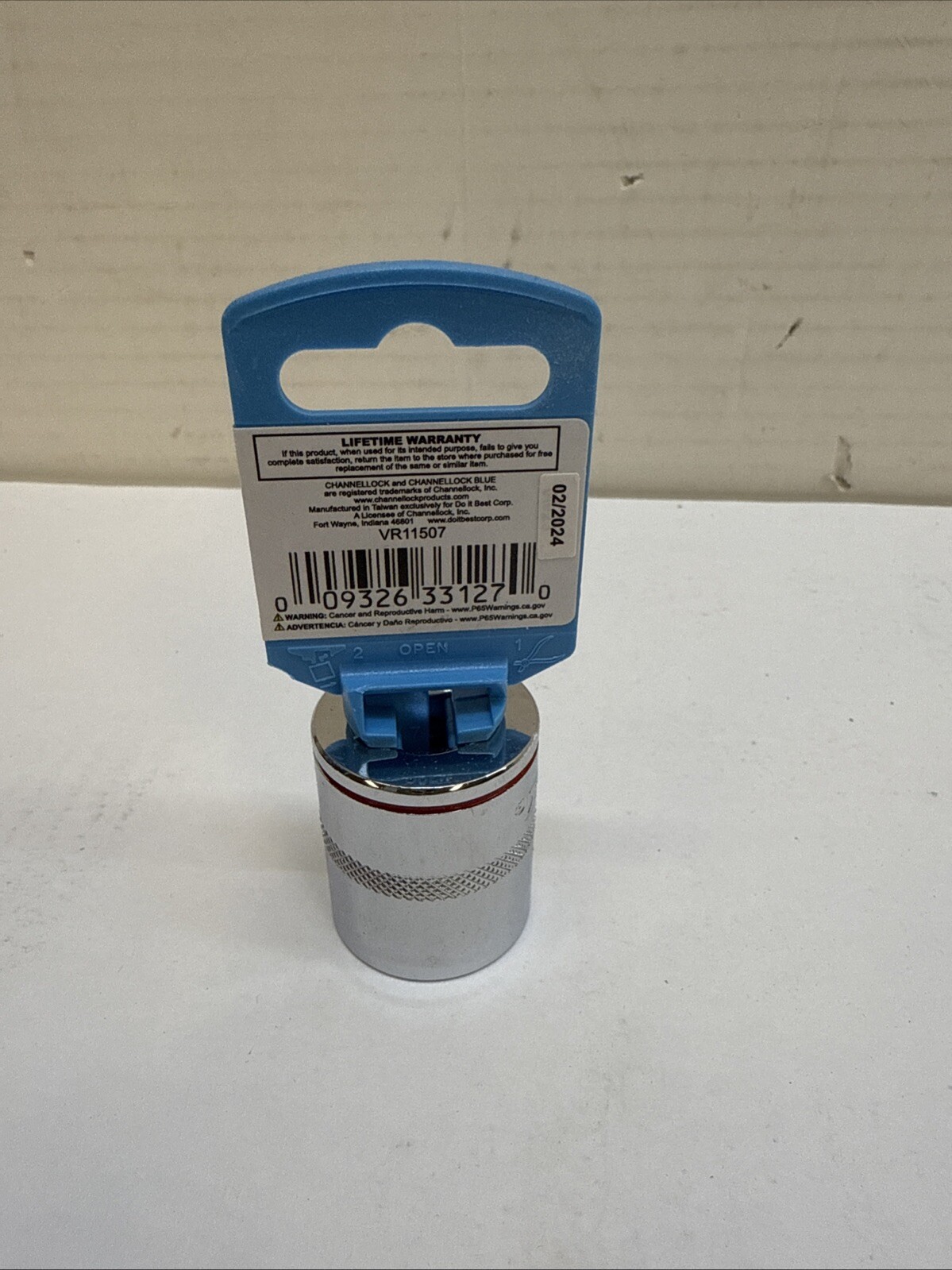 Channellock 1/2 In. Drive 1 In. 6-Point Shallow Standard Socket