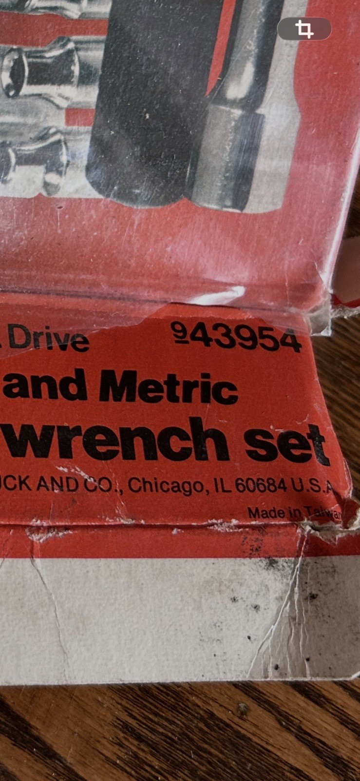 VINTAGE Sears40 Pc SOCKET WRENCH SET CASE METRIC &US Imperial GARAGE MECHANICS