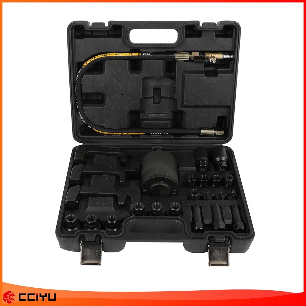24PCS Pneumatic Puller Set Extractor Tool Kit fit for Diesel Injectors Removal