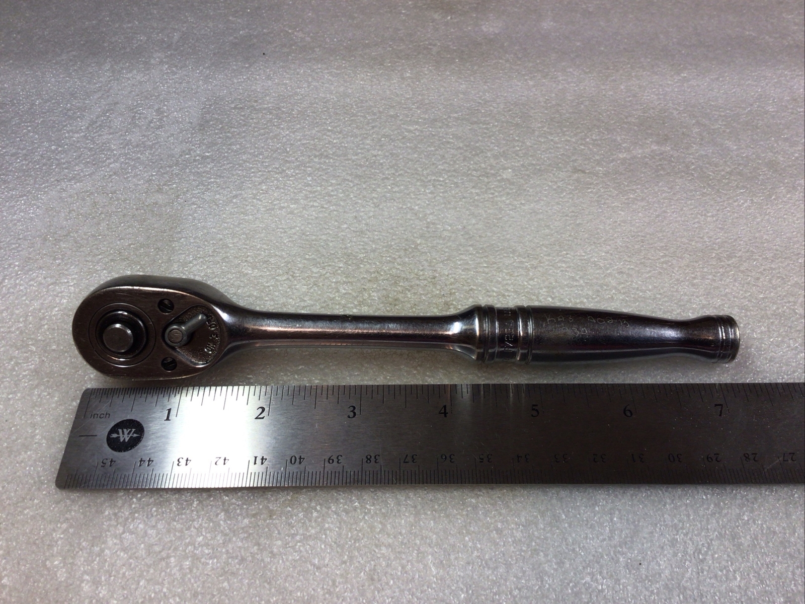 SNAP-ON-#F723A – Chrome, 3/8″ DR., 7-3/8″ LONG, QUICK RELEASE, RATCHET-USA-