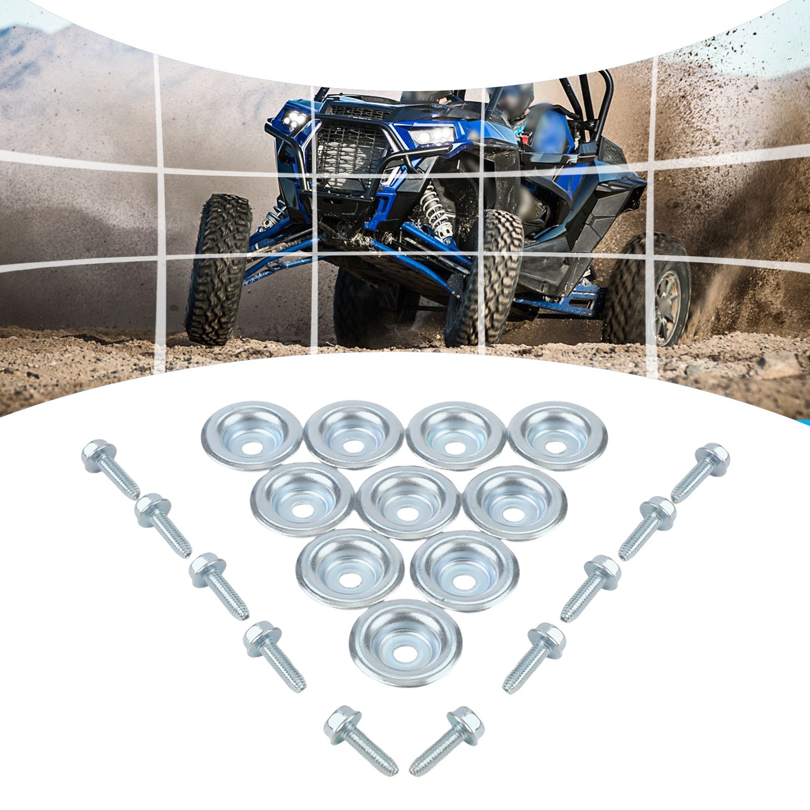 Anti-Slip Gasket Bolts Anti-Skid Plate Washer Bolts Custom Fit For Vehicle