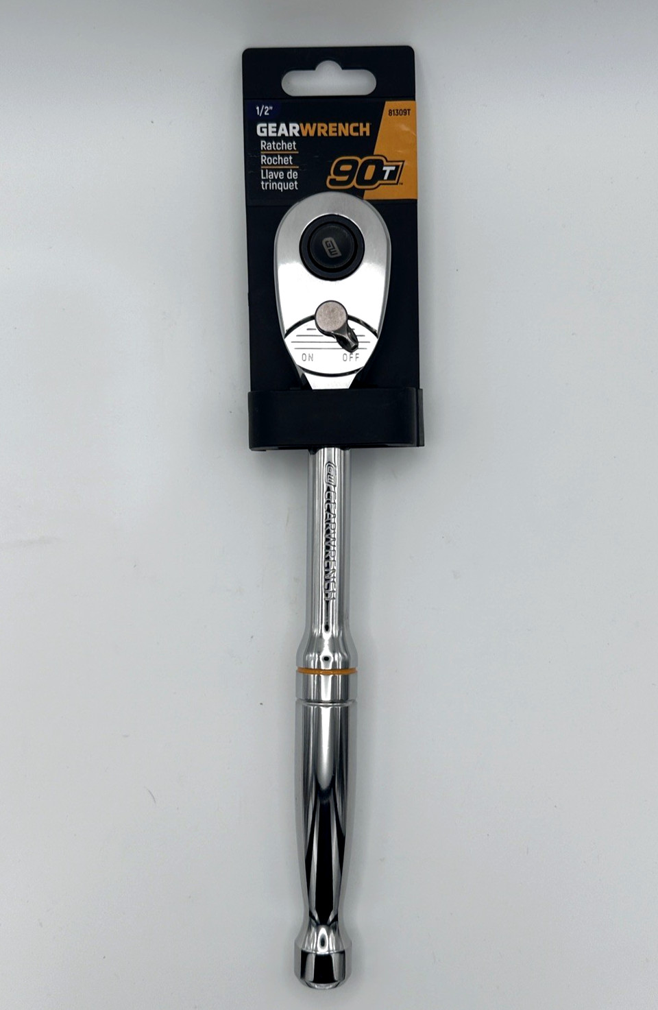 GearWrench 1/2 Drive 90-Tooth Quick Release Teardrop Ratchet (#81309T)