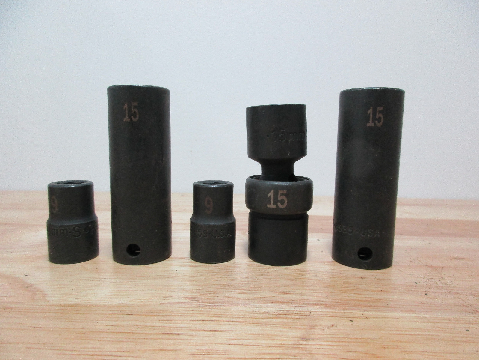 SK Hand Tools 3/8″ Drive 6 Point Swivel Impact Socket & Regular Impact Sockets