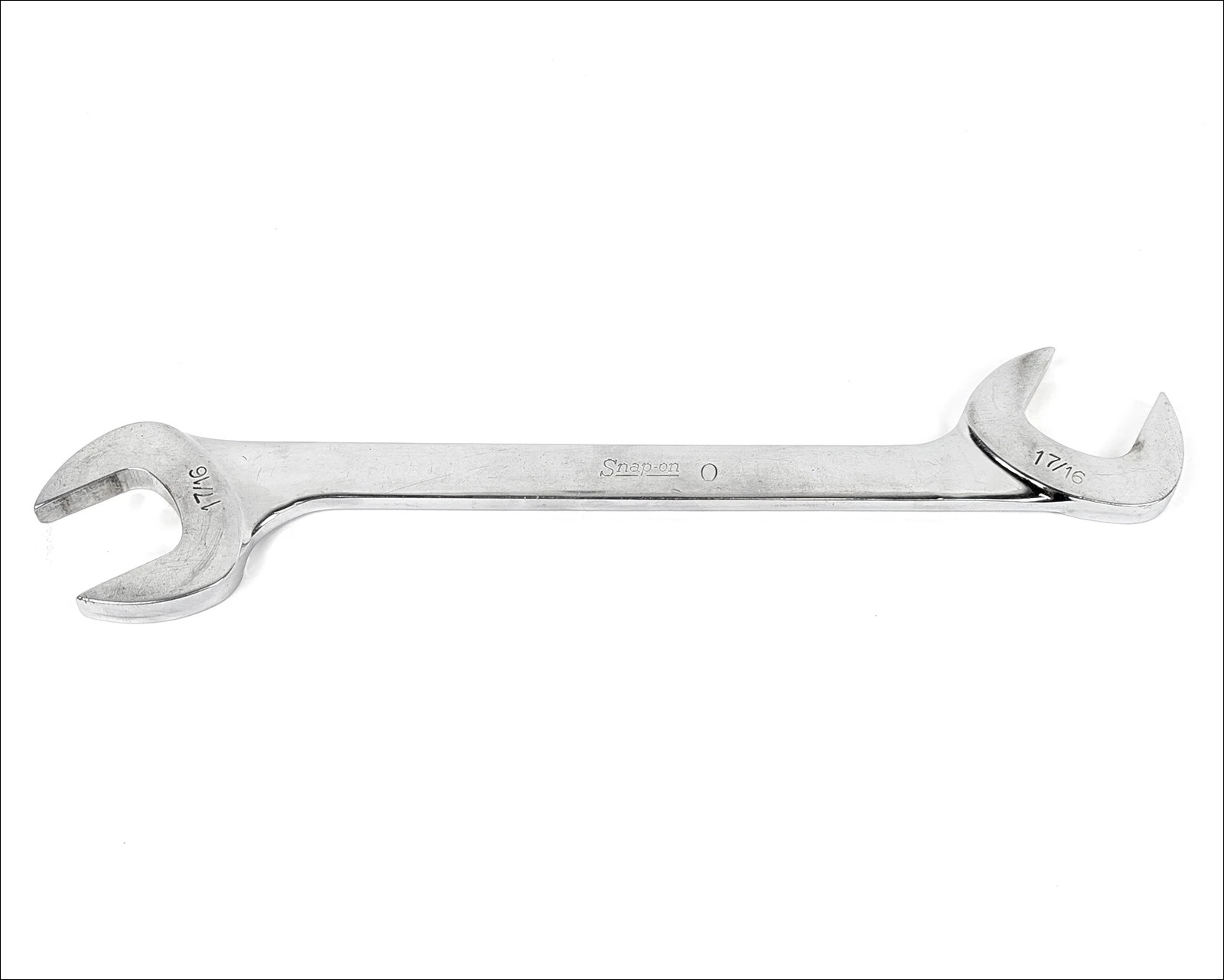 Snap-on Tools VS46 1 7/16″ SAE 4 Way Open-End Angle Head Chrome Wrench USA Made