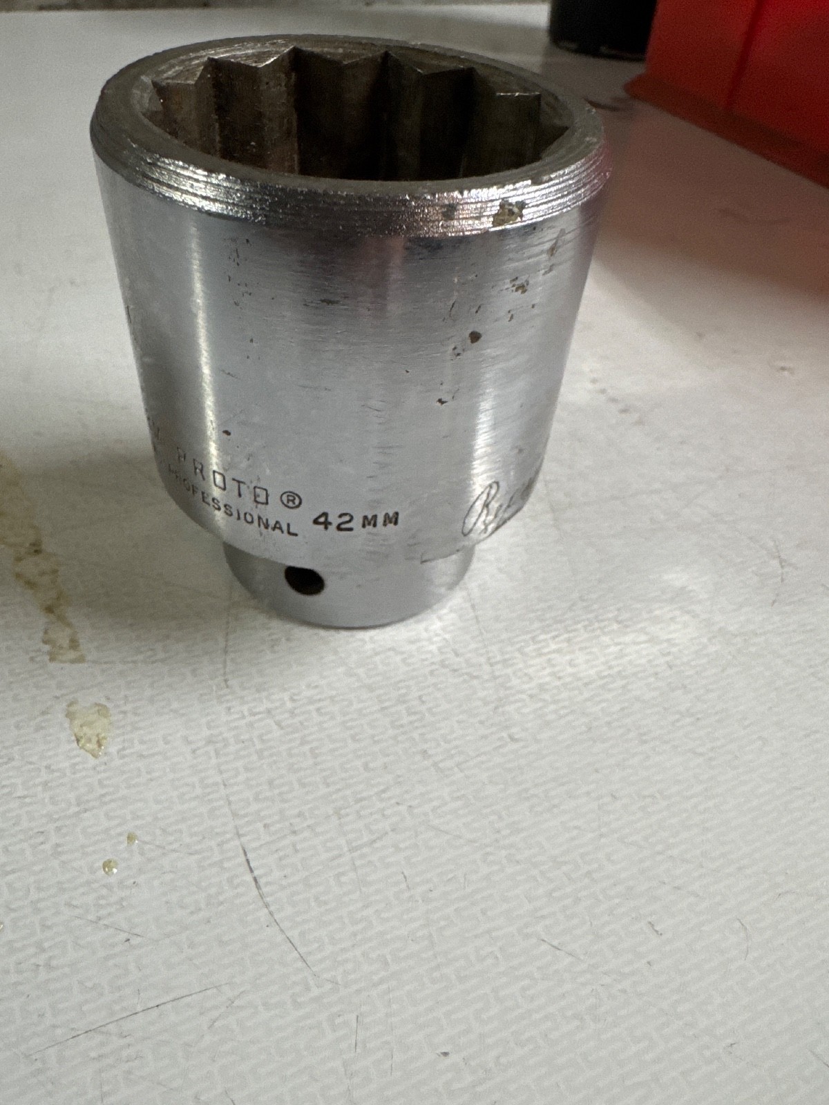 PROTO 42mm 3/4″ DRIVE 12 POINT METRIC SOCKET PROFESSIONAL 5542-M USA MADE CHROME