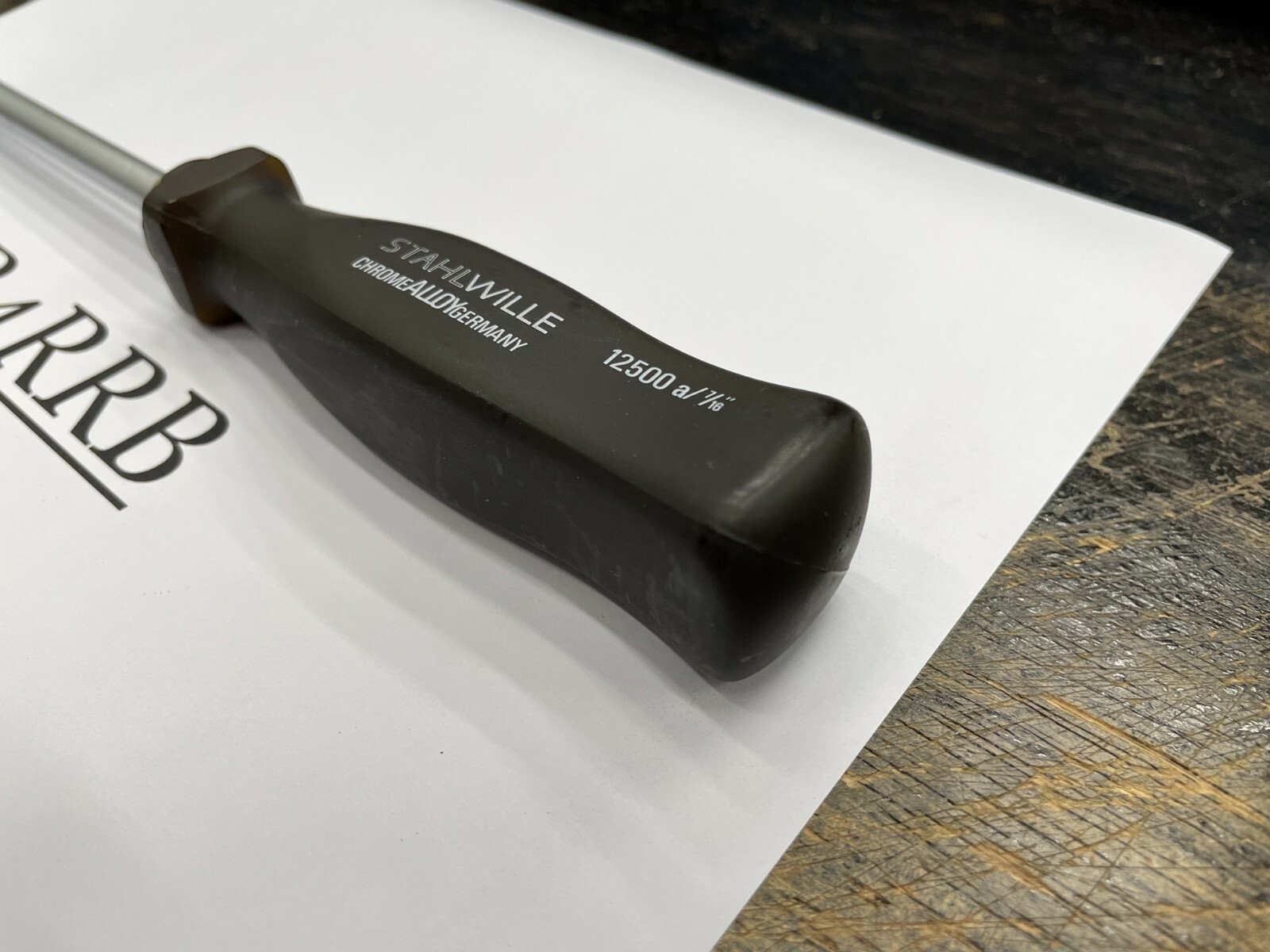Stahlwille Tools GERMANY BROWN 7/16″ SAE 6 Point Hex Nut Driver 12500