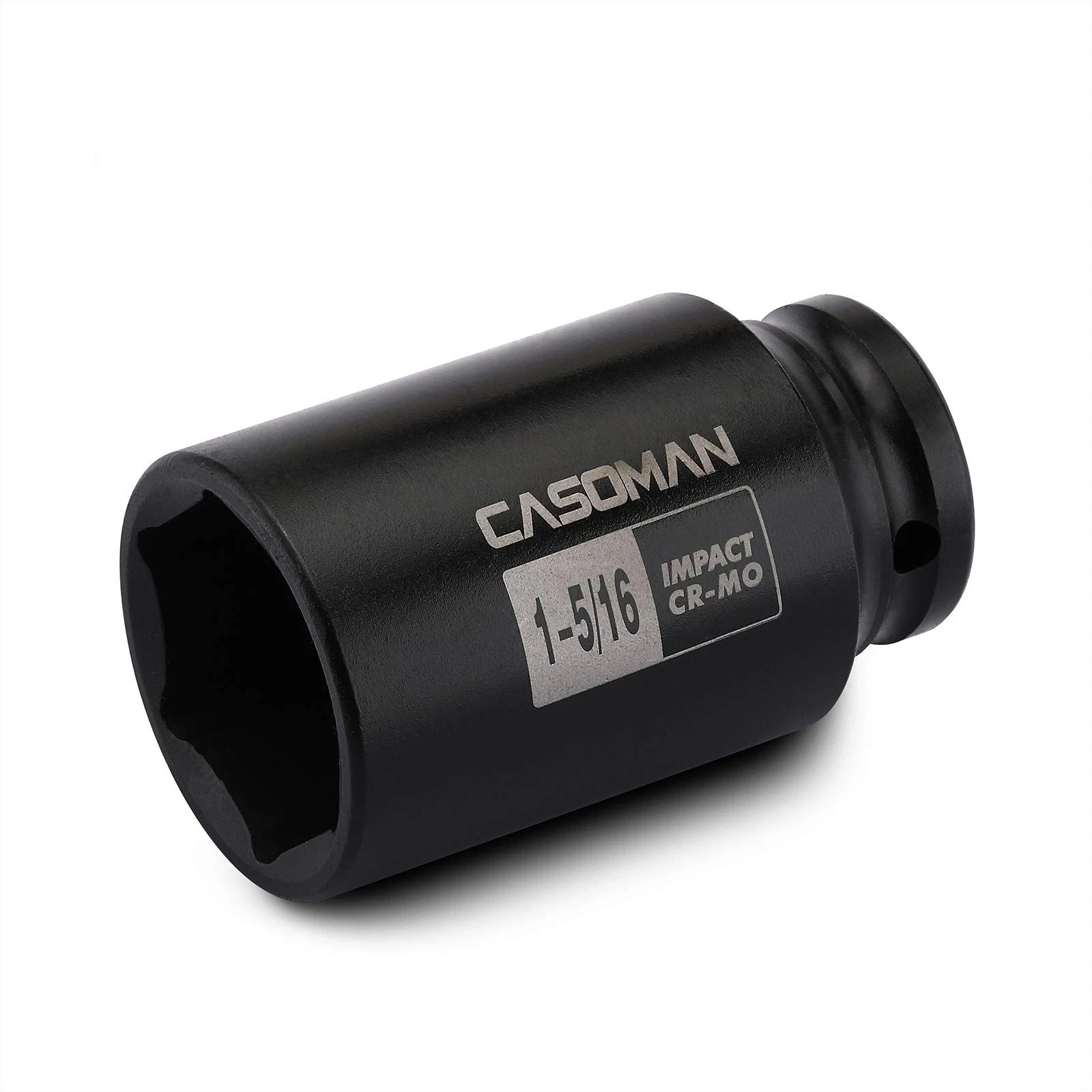 CASOMAN 1/2-Inch Drive 6-Point Deep Impact Socket- 1-5/16» 33.34 mm (Deep)