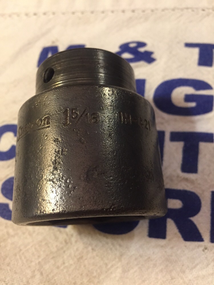 Vintage Snap-on 5/8″ Drive 1-5/16″ 6-point Shallow Impact Socket IM421 USA