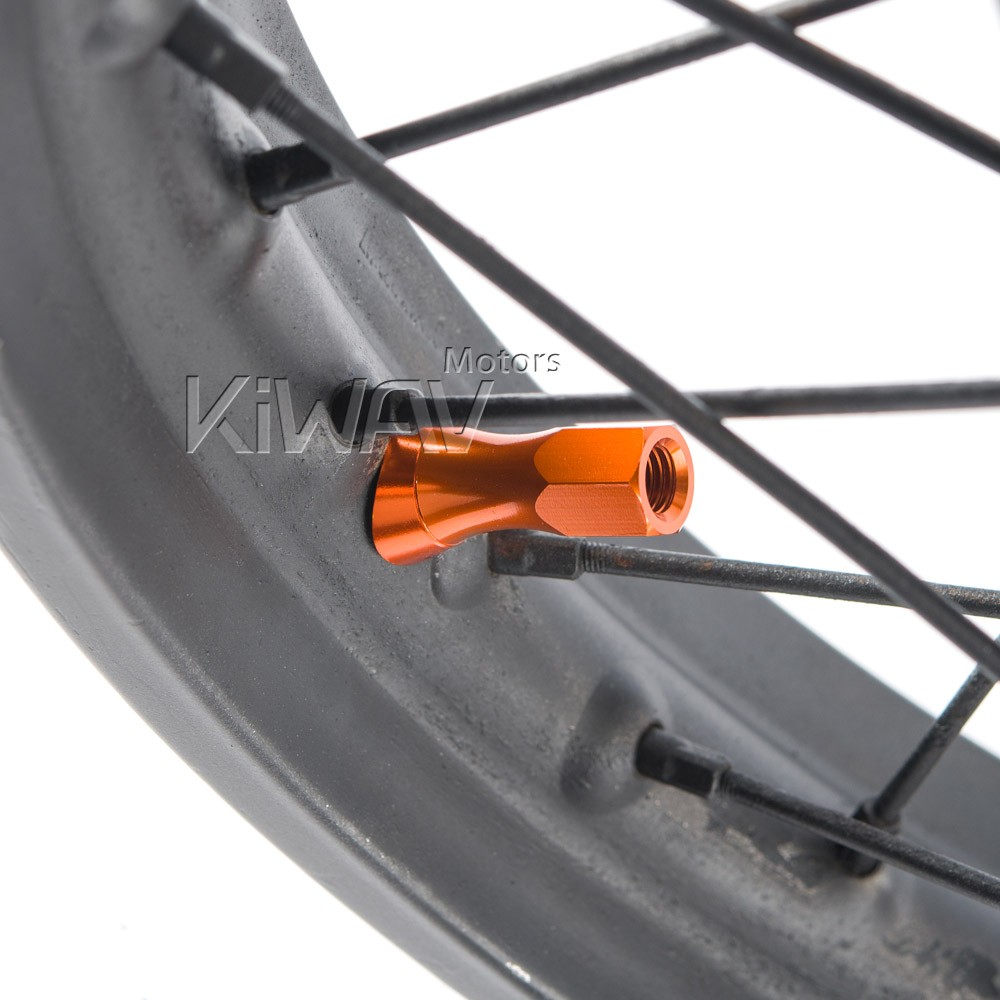 bead stopper stop fits 1.85″ rim orange lock nut fits pit bike dual sports tire