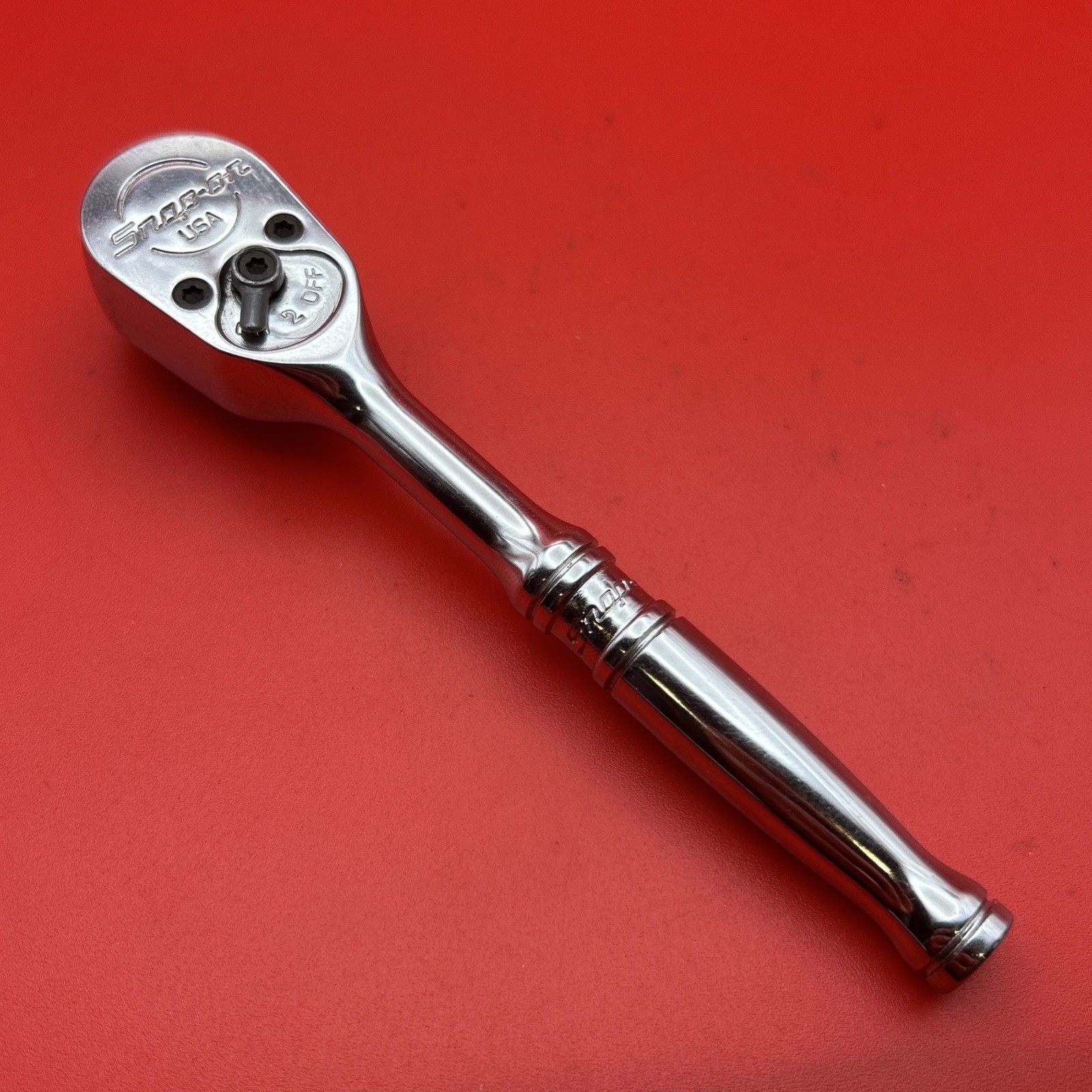 Snap-On TM830 1/4” Drive Standard Handle Ratchet NICE!!!