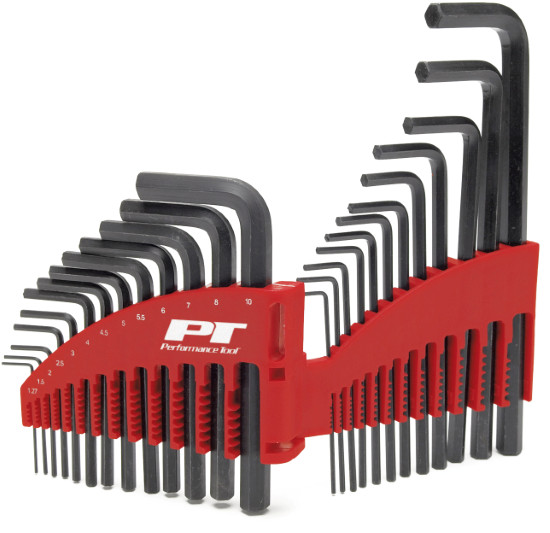 Performance Tool W80281 25pc SAE/MET Hex Key Set – 25pc SAE/Metric Hex Key Set