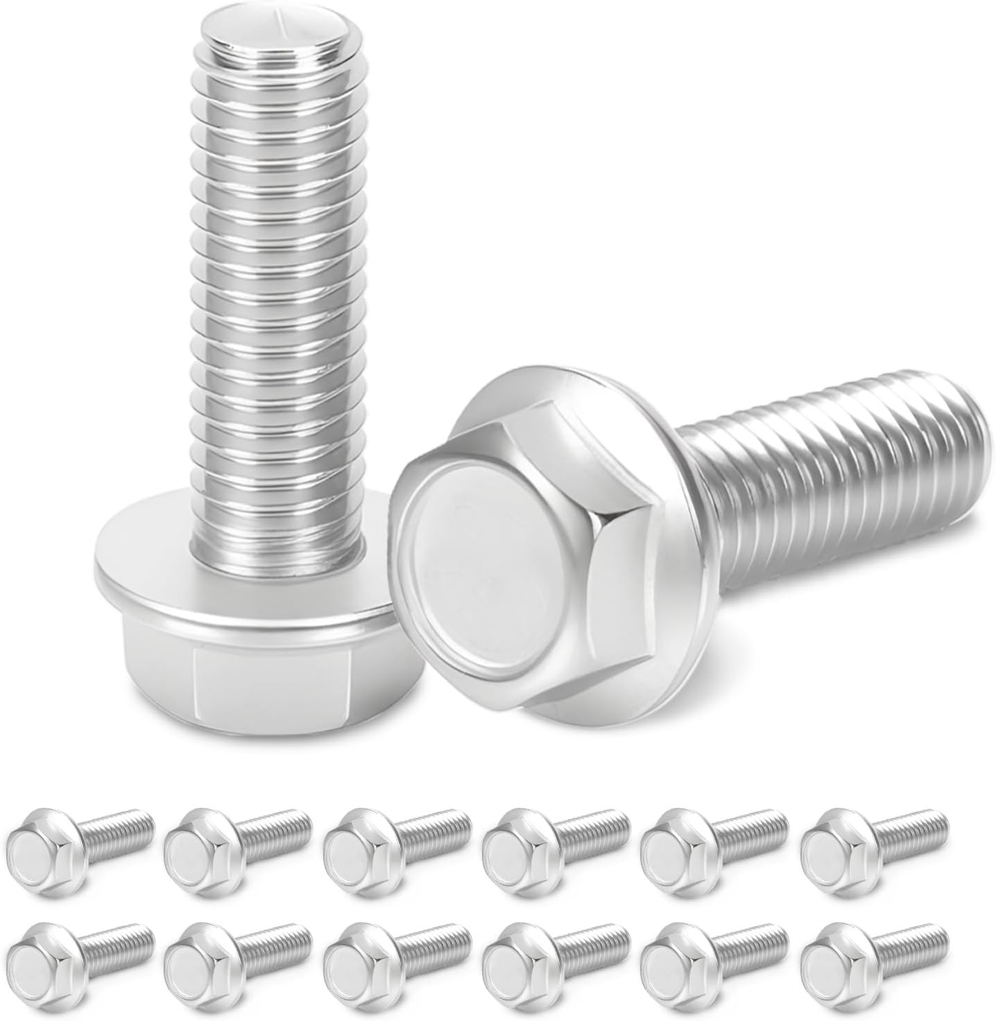 4PCS M8 .25 x 20mm Stainless Steel Differential Cover Bolt Kit for Most Cars