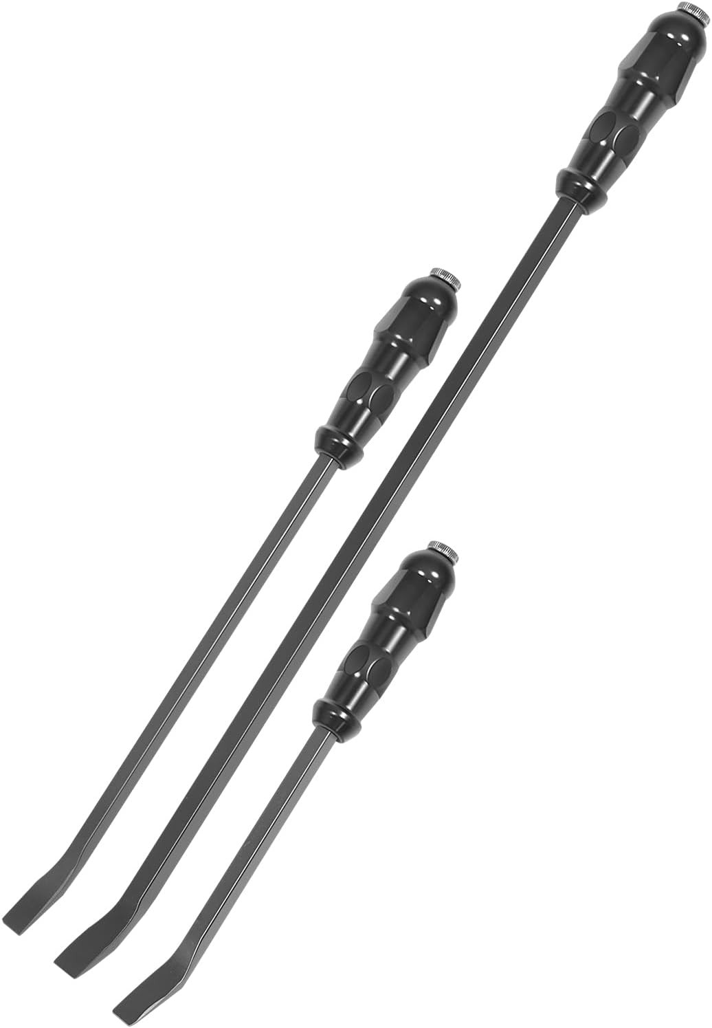 For Automotive Repairs LSQ42103 Angled End Handled Pry Bar w Striking Cap Set