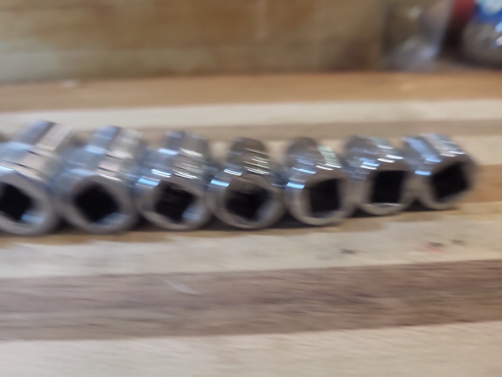Snap On 211FY 11 Pc. 3/8″ Dr 12 Pt. SAE Shallow Socket Set 1/4″-7/8″ F081-F281