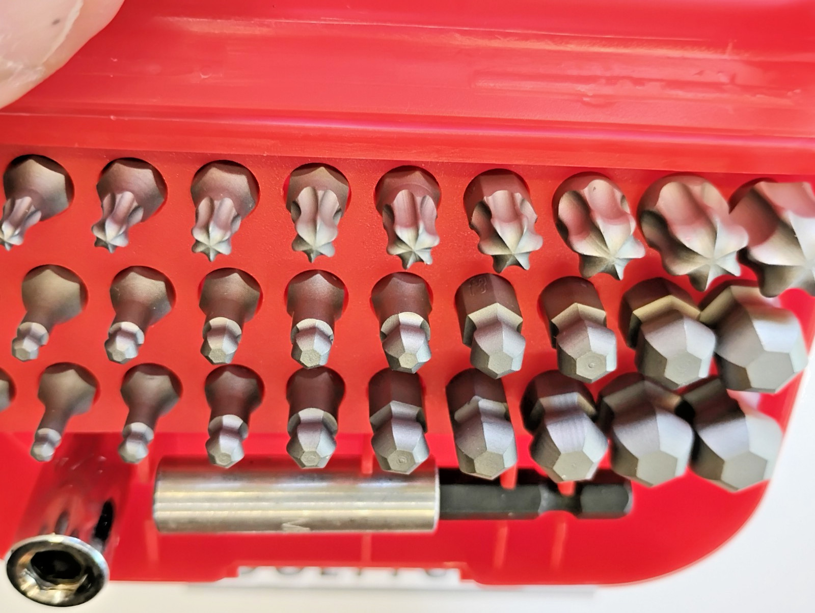 Blue Point TOOLS NEW Bit SET Ball Hex 32pc RED SDM32KT
