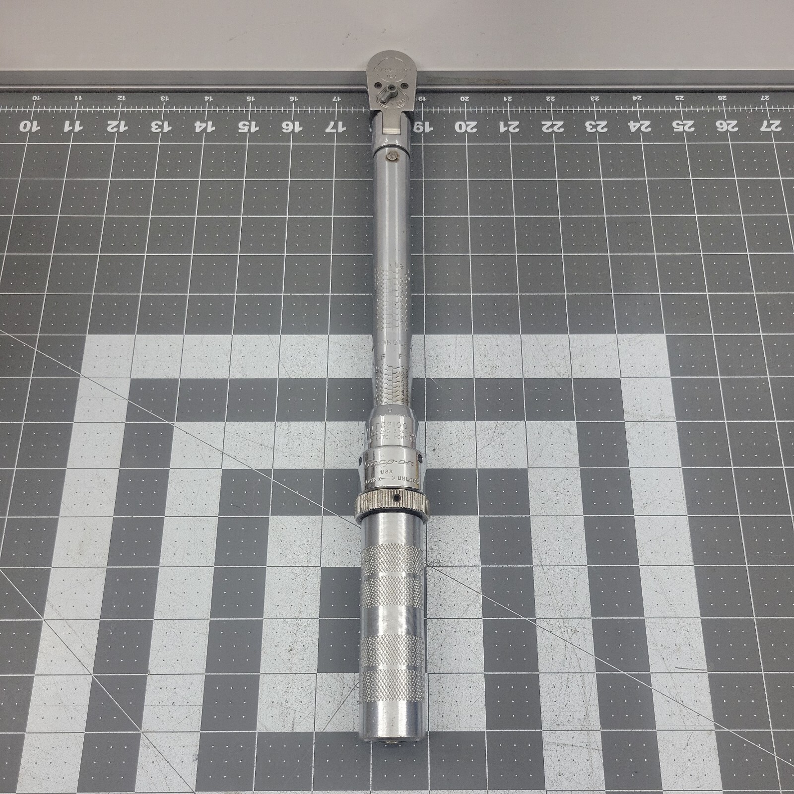 SNAP-ON 3/8″ DRIVE QTFR2100 «FLEX» TORQUE WRENCH! 20-100 Ft Lb
