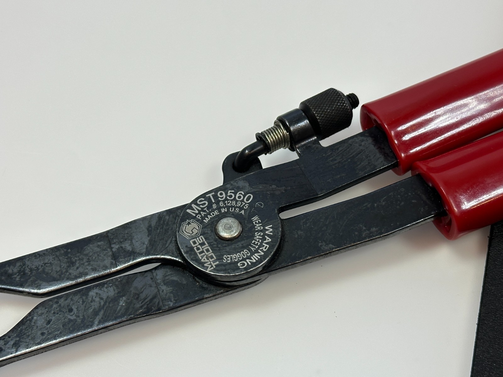 🇺🇸 Matco Tools USA MST9560 Adjustable Hose Clamp Pliers w/ Red Comfort Grip