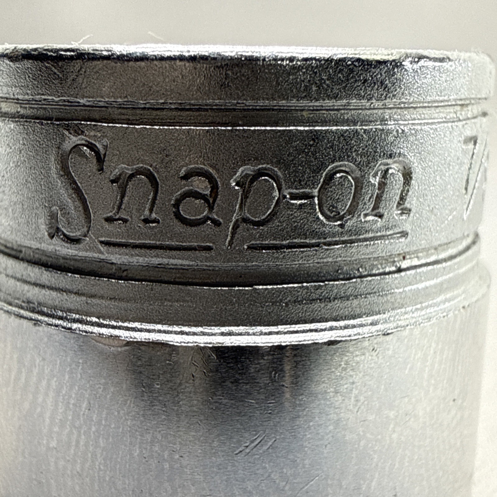 Snap-on Tools 3/8″ Drive 7/8″ SAE 6 Point Shallow Chrome Socket FS281 USA #152