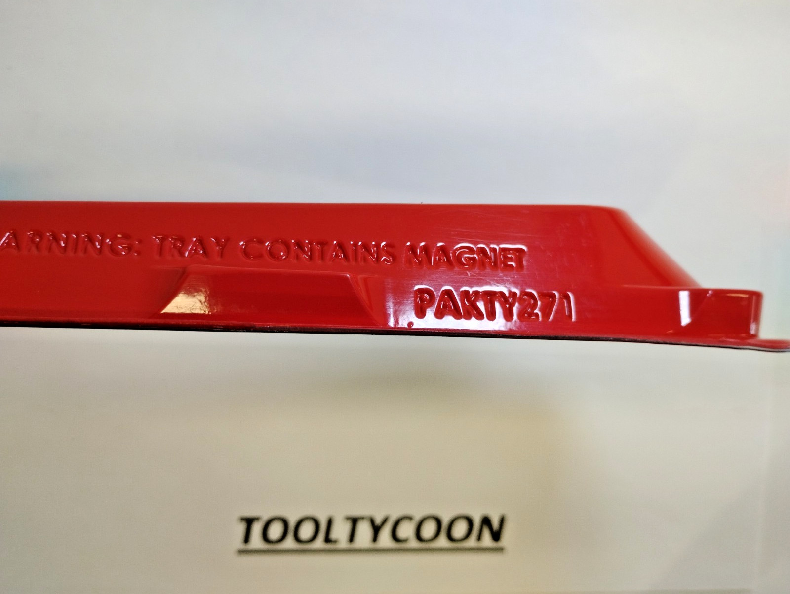 Snap-On Tools NEW MAGNETIC Tray RED for KIT # 208EFTABY Tray Only PAKTY271