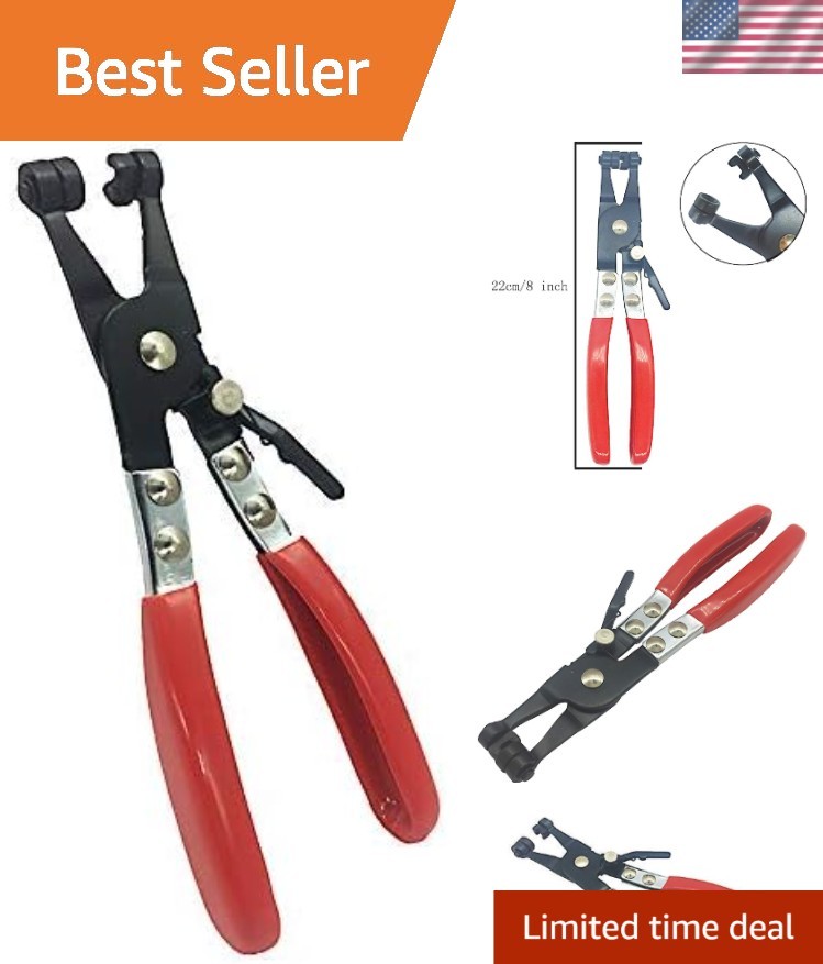 Professional Hose Clamp Pliers – Swivel Tip, Carbon Steel, Heavy-Duty Tool