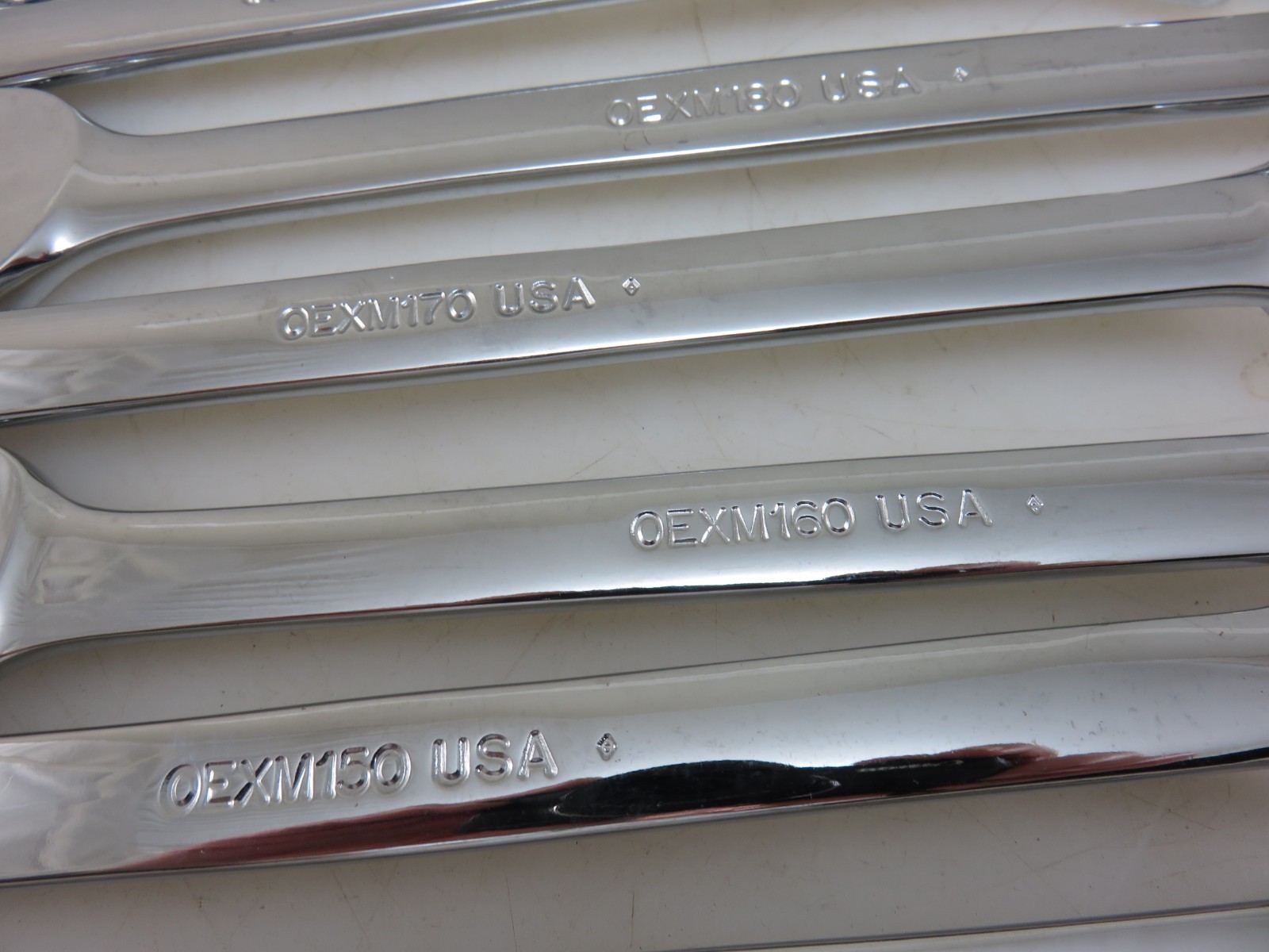 Snap-On METRIC OEXM Series Combination Wrench 18pc Set 8mm-24mm + 26mm