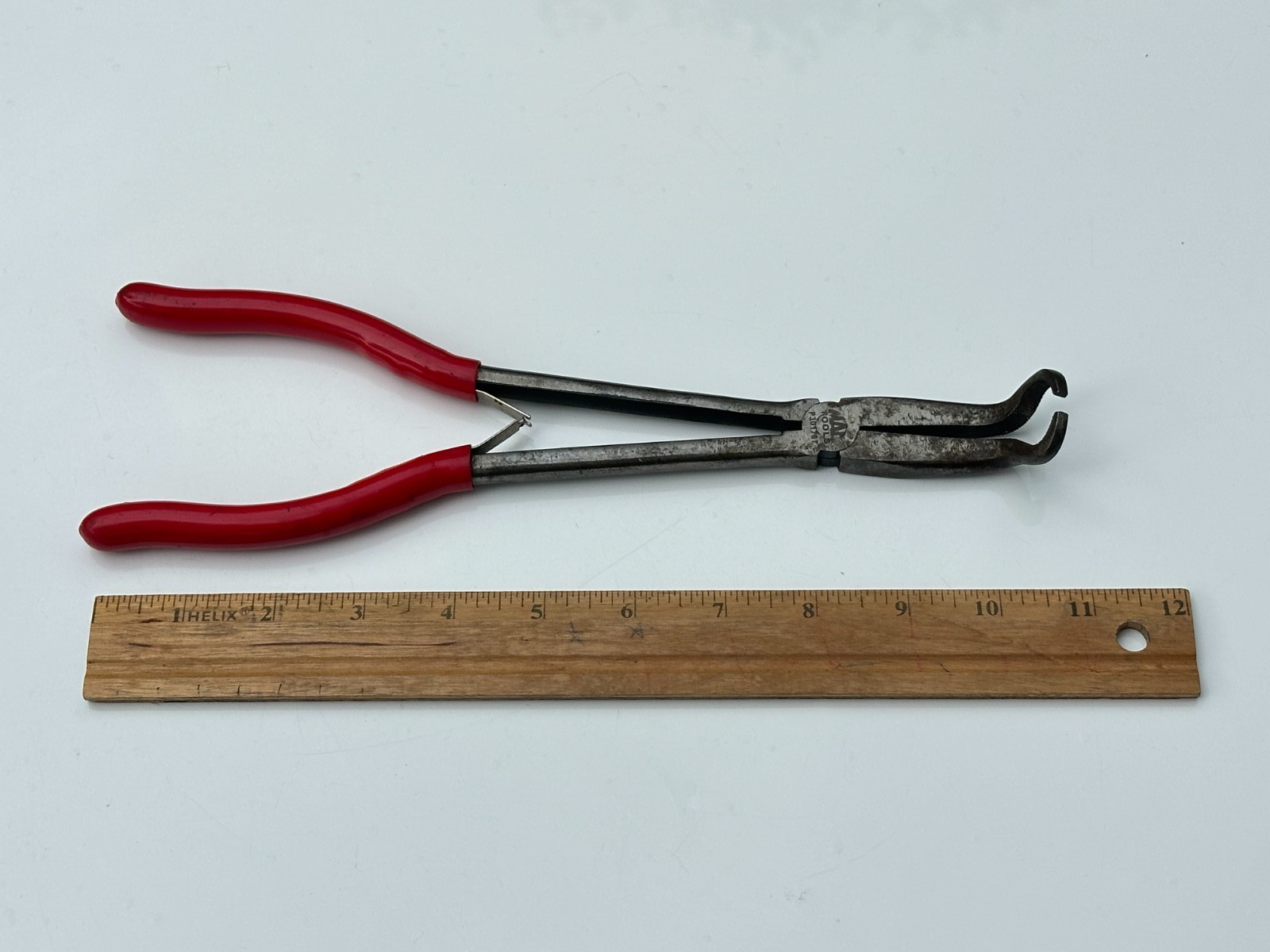 MAC Tools P301787 Long Reach Hose Pliers, Spring Loaded, Red Grip Handle