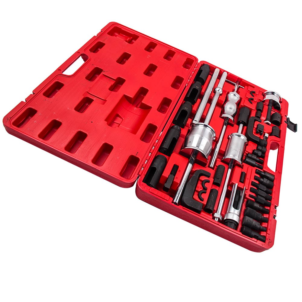 Auto Truck Diesel Injector Extractor Slide Hammer Puller Adapter Full Tool Sets