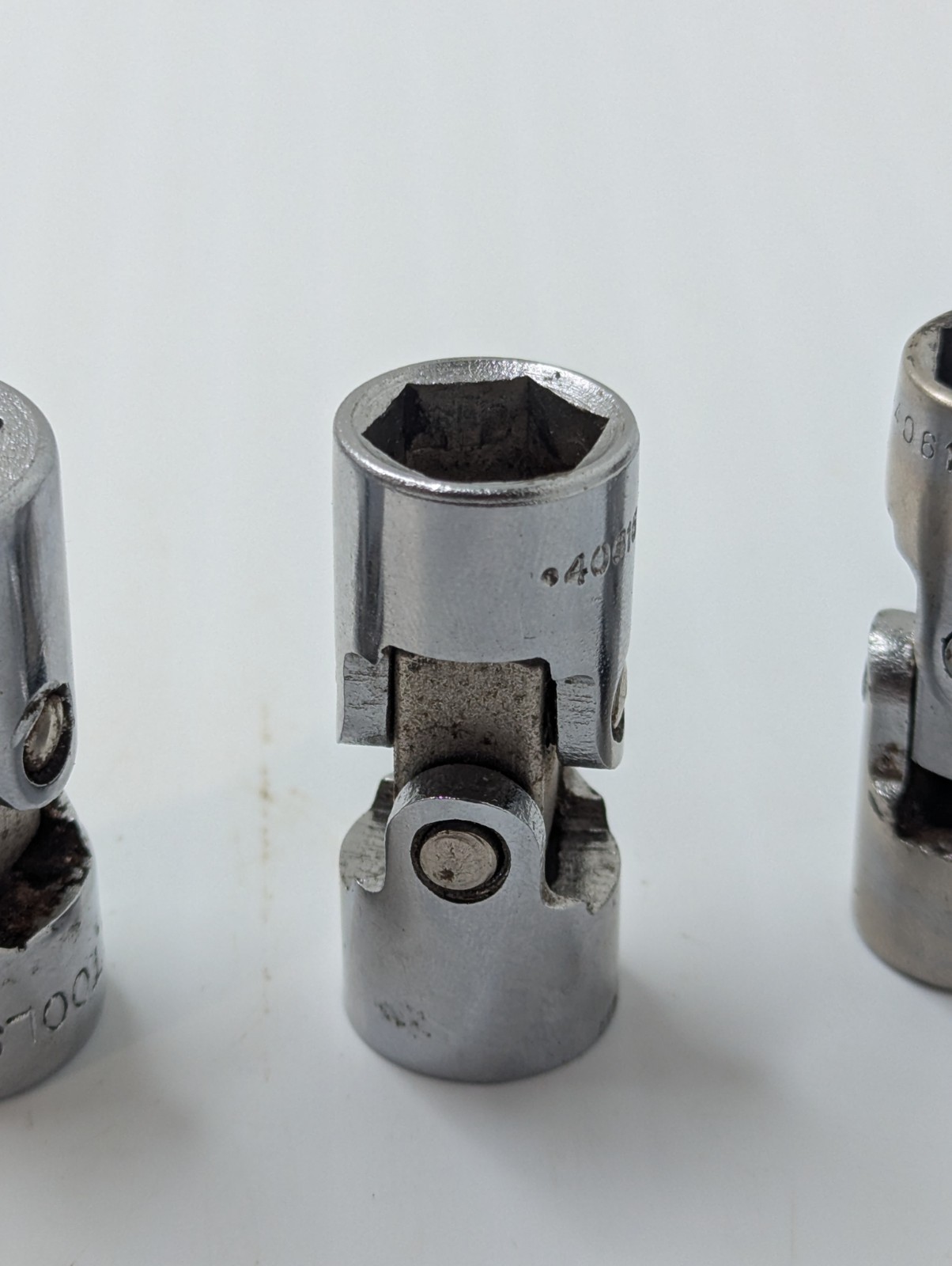 Lot Of 3 S-K 3/8″ Drive Universal Swivel Sockets 6-point 7/16, 1/2 & 9/16