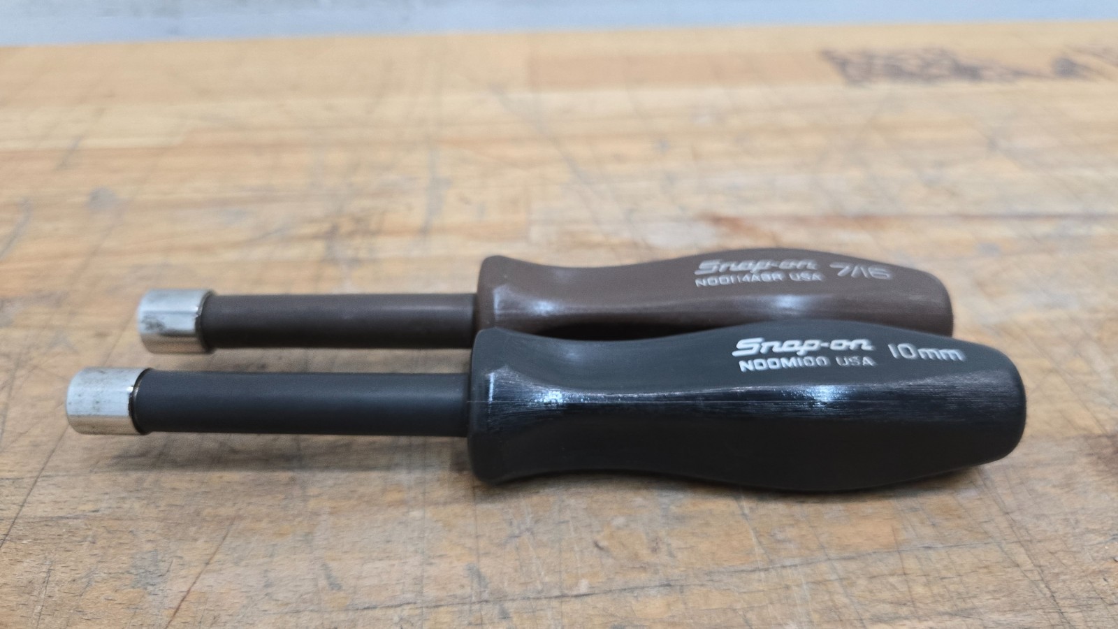 Snap-On NDD114ABR, NDDM100 7/16″, 10m Brown/Black Nut Driver Tools
