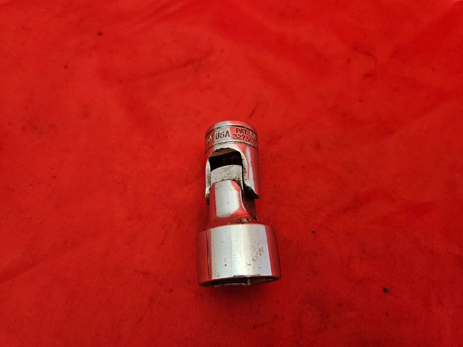 Snap-on FS24 3/8″ Drive 3/4″ 6 Point Shallow Universal Swivel Socket USA E3