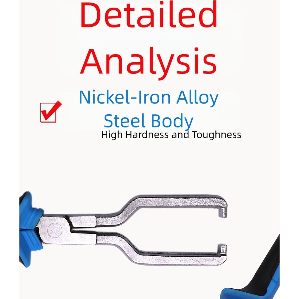 For Fuel Line Disconnect Pliers with Precision Jaw and Wide Opening for Tubing