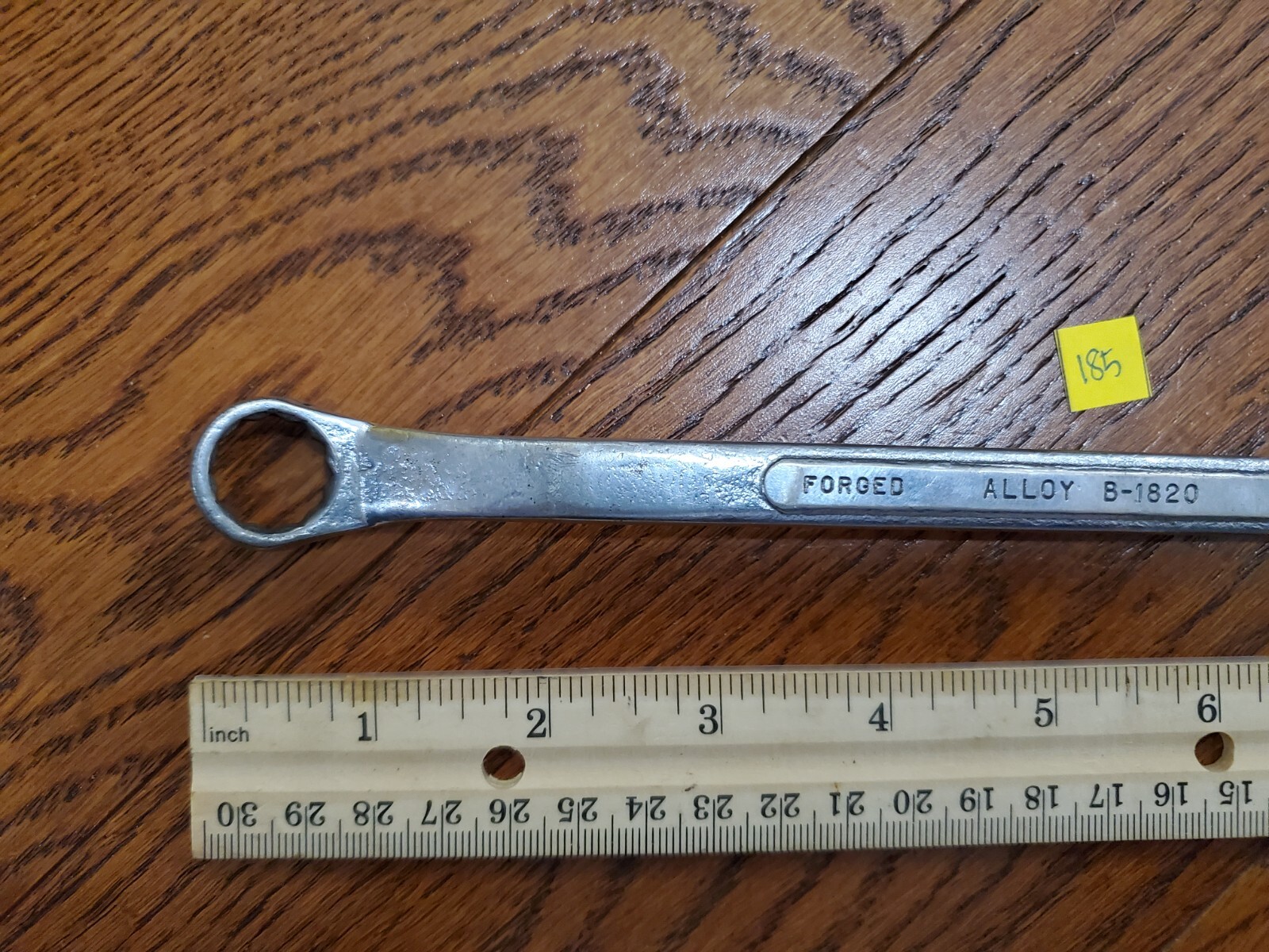 S-K Tools USA B-1820 9/16in X 5/8in Double Offset Box End Wrench Vintage